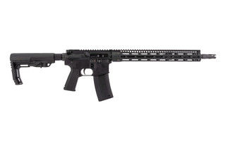 Troy Industries 5.56 NATO SPC A3 Carbine has a laser engraved dust cover.